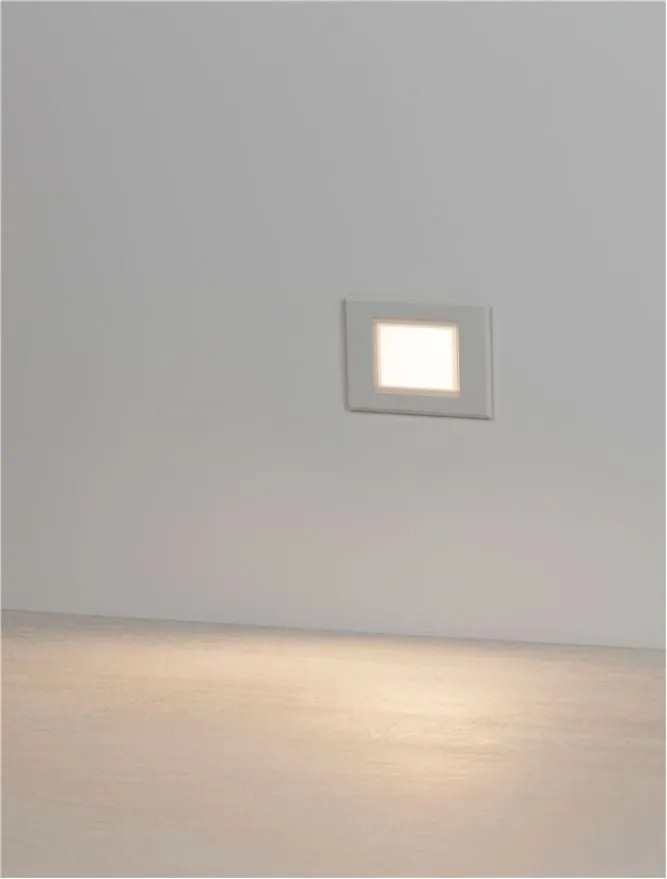 Spot LED incastrabil exterior, ambiental, IP65, RUDY alb