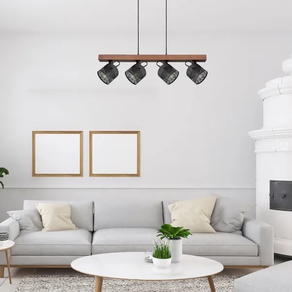 Lustră pe cablu ROTEM 4xE14/40W/230V Rabalux 3300