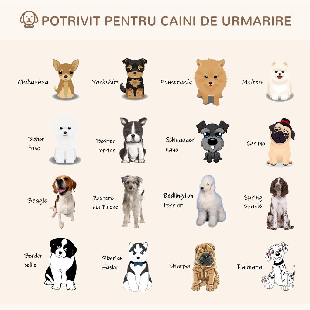 PawHut Culcuș Moale pentru Animale de Companie, Rotund cu Margini Înalte, Pernă Confortabilă, Efect de Catifea, Φ93x15cm, Gri | Aosom Romania