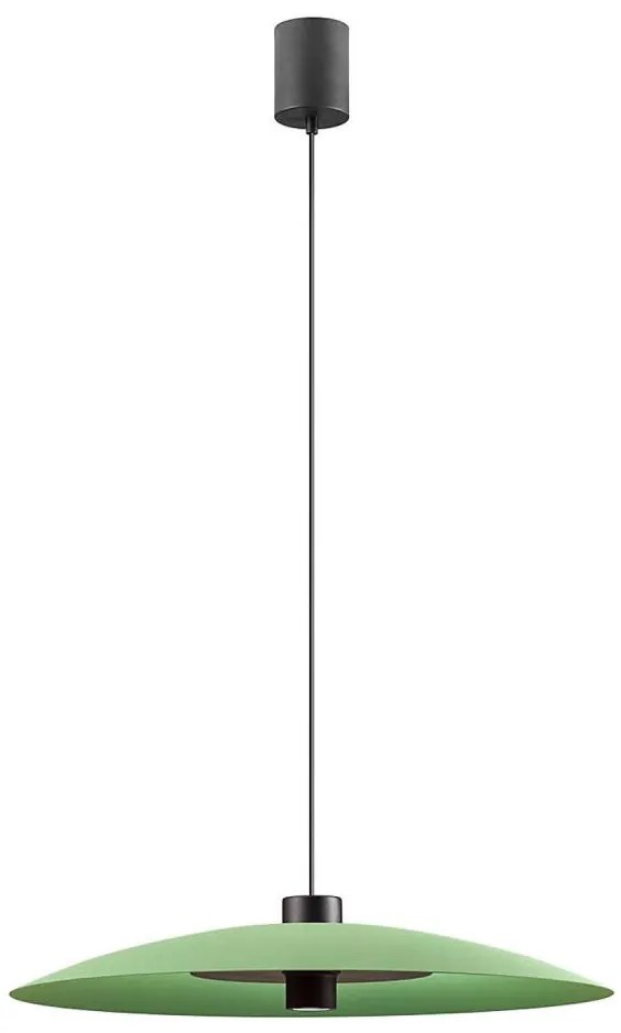 Redo 01-3019-LED Lustră suspendată pe cablu LARS LED/14W/230V+LED/10W Ø 60 cm CRI90 verde