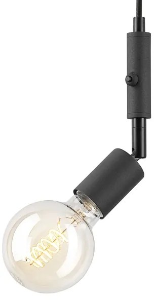 Lustr INA pe cablu 1xE27/42W/230V negru