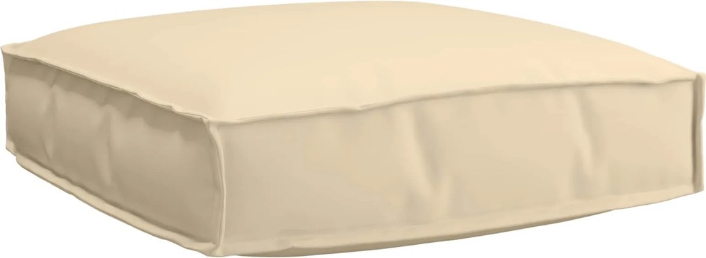 vidaXL Pernă Bej 60 x 60 x 12 cm Material Oxford