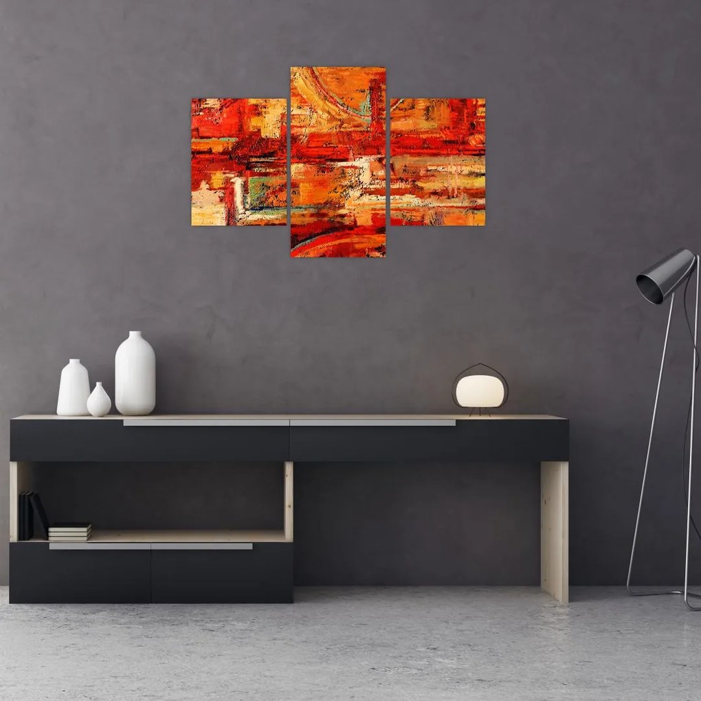 Tablou cu pictură pe pereți (90x60 cm)
