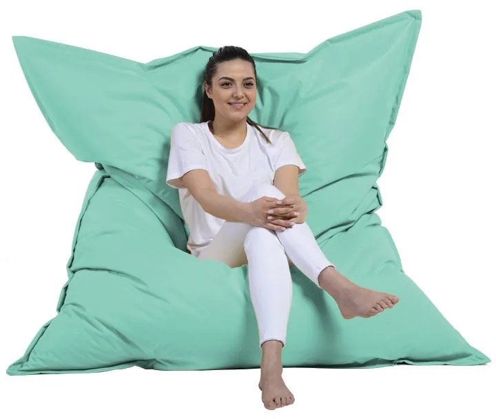 Fotoliu puf pentru grădină Giant Cushion 140x180 - Turquoise