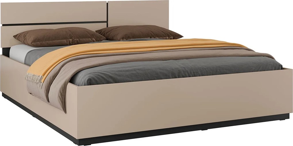 Pat lemn masiv dormitor Orion 160/180x200 cm - Stejar deschis, 180x200