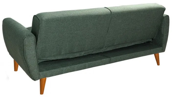Canapea Extensibilă cu 3 Locuri Aqua, Verde