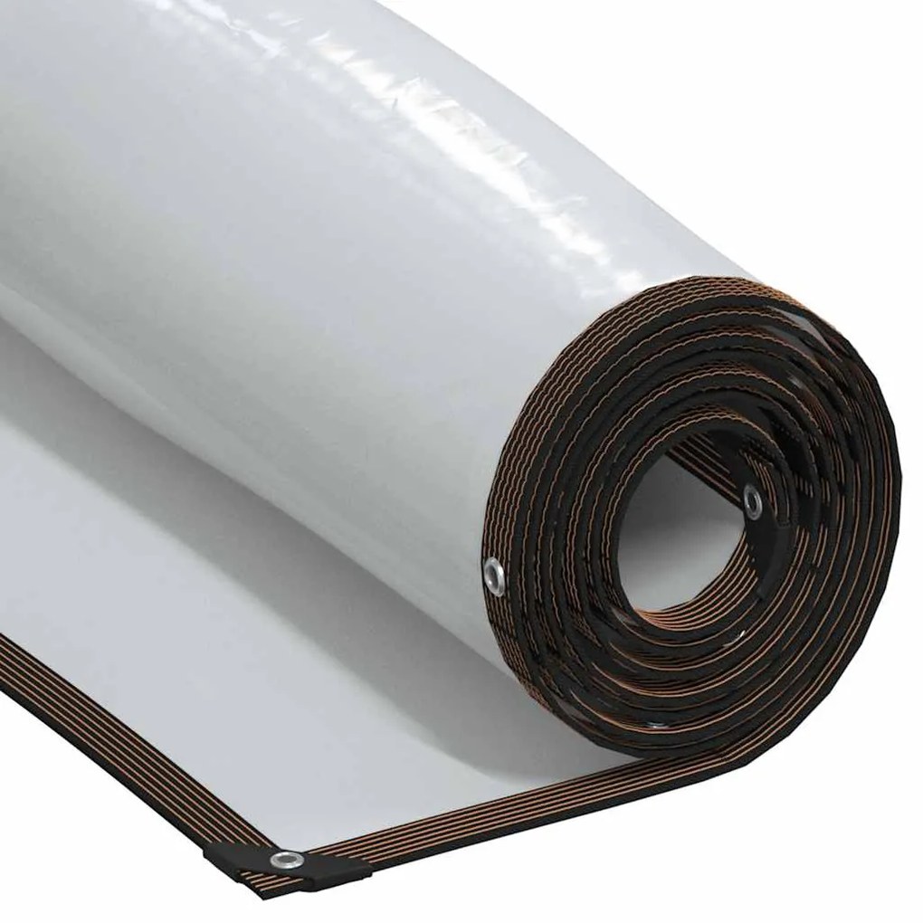 vidaXL Prelata transparenta cu ochiuri 2x6 m polietilena