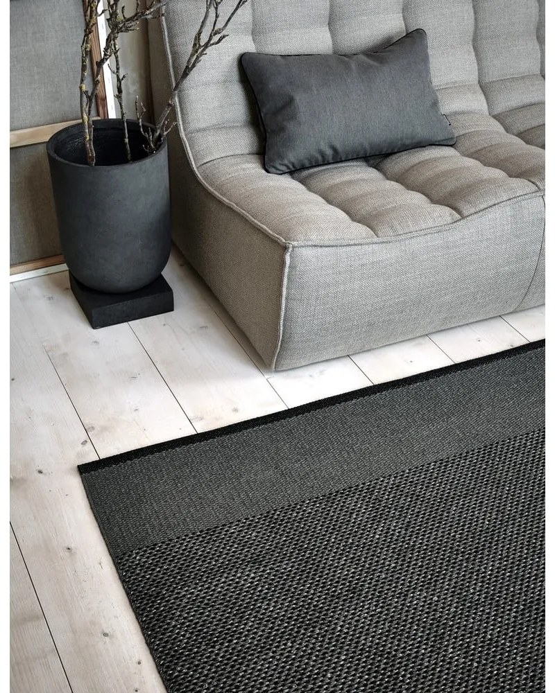 Covor pentru exterior și interior gri antracit 140x200 cm Edit Charcoal – Pappelina