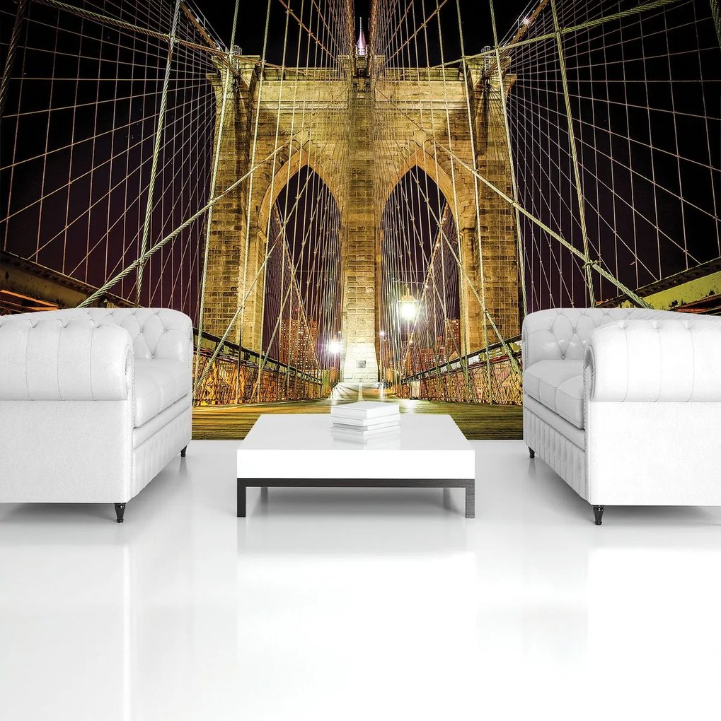 Fototapet - New York City Urban Brooklyn Bridge (152,5x104 cm)