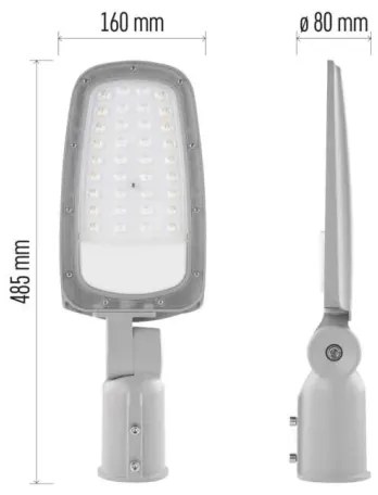 Lampă LED stradală SOLIS LED/30W/230V 4000K IP65