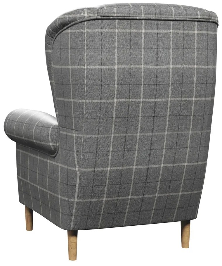 Fotoliu gri wing Swan – Ropez