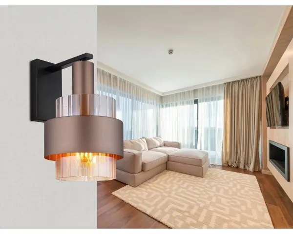 Aplica de perete Globo MILLEY 15560WA, 1xE27/60W/230V