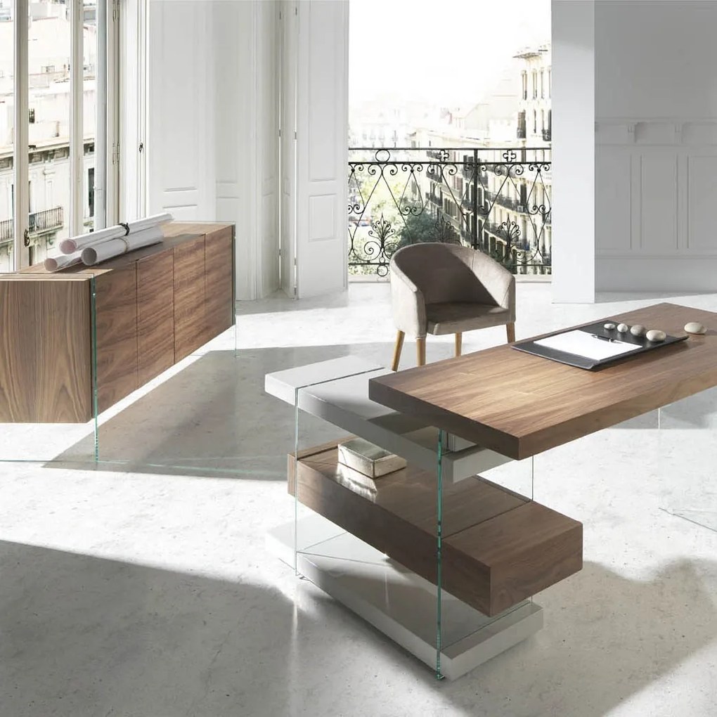 Comoda eleganta design deosebit Aurore AC-MI1319A-NOGAL