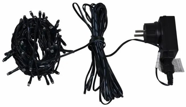 Lanț LED de Crăciun - 10 m, 100 LED, multicolor