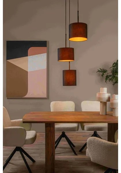 Lustră pe cablu Lucide 45409/13/30 MAYA 3xE27/40W/230V negru