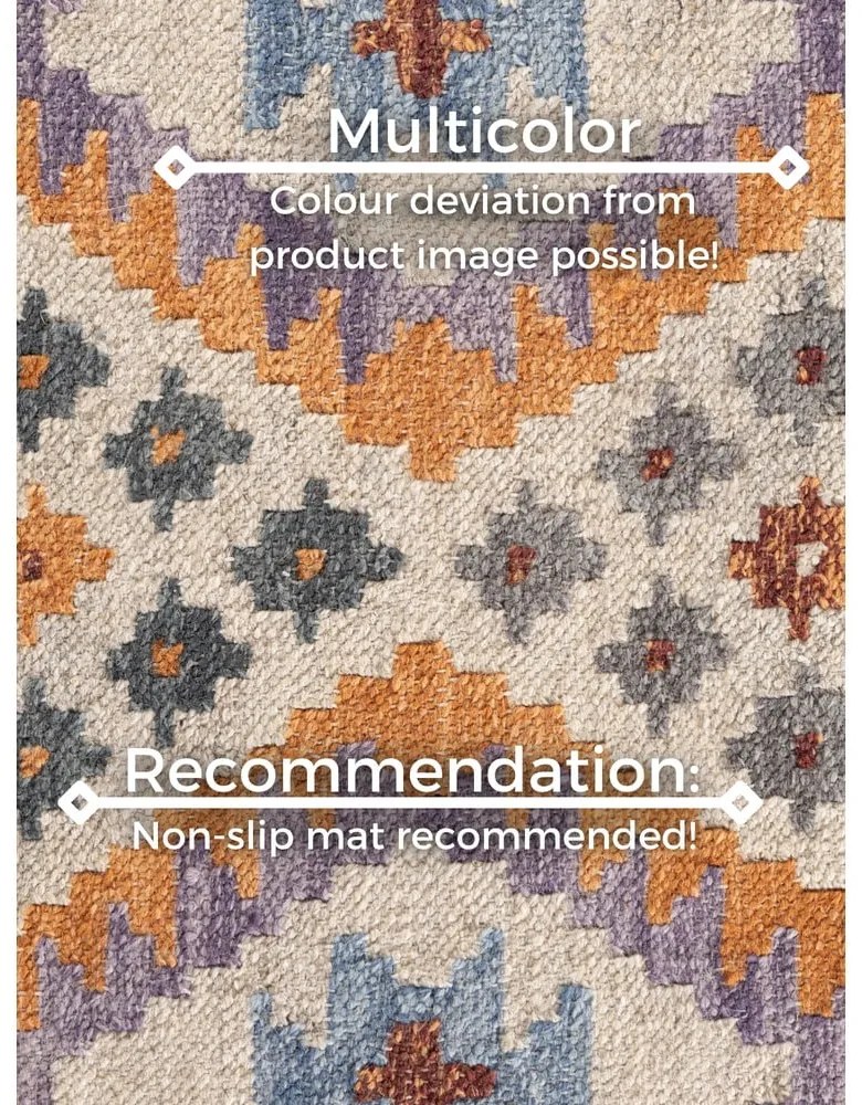 Covor reversibil, țesut manual din lână 160x230 cm Kamal Oasis – Nouristan