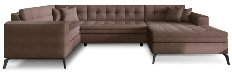 Colțar Montez 340cm Brun