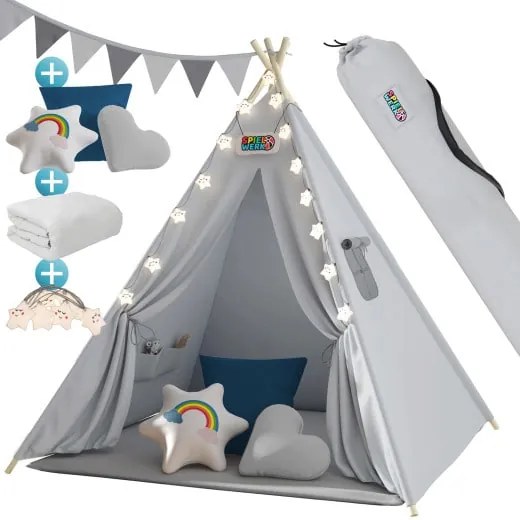 Deuba Cort copii tipi 160x120x120cm - gri