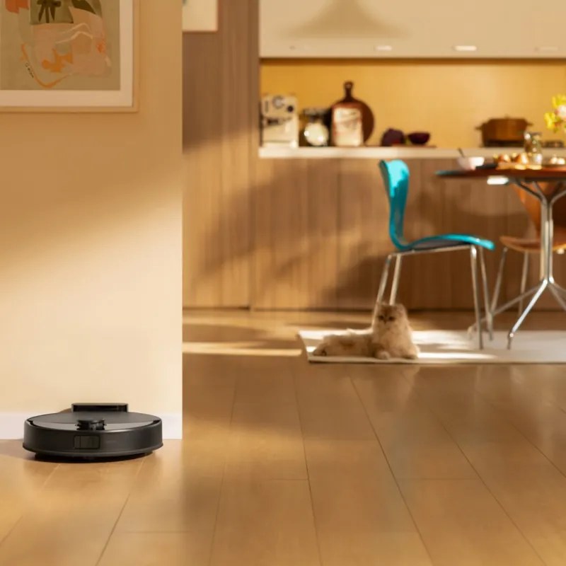 Aspirator robot Roborock Q10 PF+, 10000 Pa, 150 min, 0,35 L, Wi-Fi, Uscat/umed, Ridicare automata a mopului, LiDAR 360°, Cartografiere 3D, Control vocal, Negru