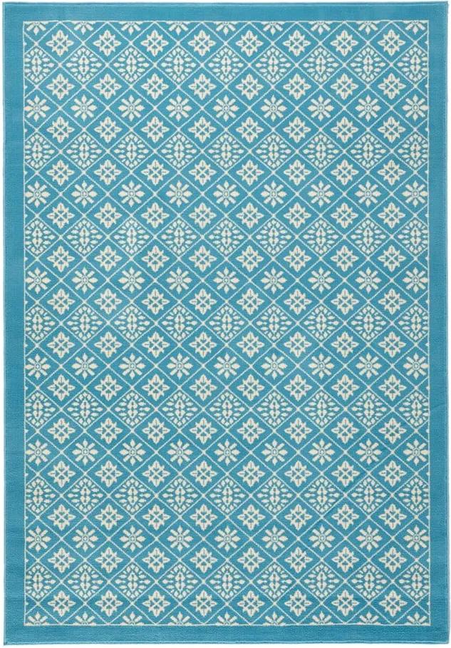 Covor Hanse Home Gloria Tile, 120 x 170 cm, albastru deschis