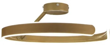 Lustră LED dimabilă aplicată LED/72W/230V 3000-6500K auriu + telecomandă