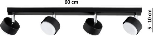 Brilagi - Spot LED MONO 4xGX53/30W/230V negru