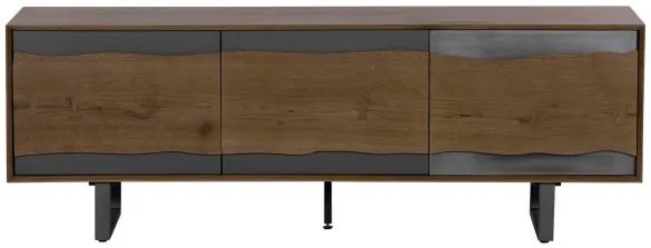 Comoda TV cu trei usi, 160x42x55 cm, Garwood, Bizzotto