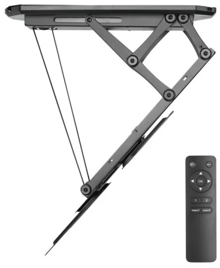 Suport inteligent de tavan pentru televizor MK FLORIA MKF-20DM444 55" negru Wi-Fi TUYA + telecomandă