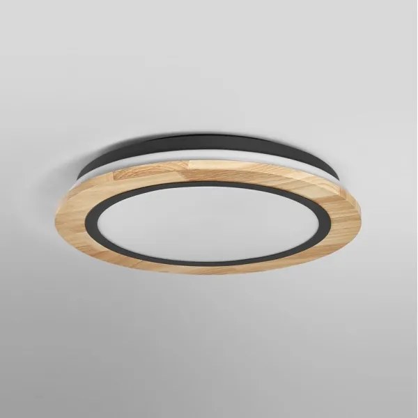 Plafonieră LED dimabilă Ledvance SMART+ ORBIS WOOD LED/24W/230V Wi-Fi