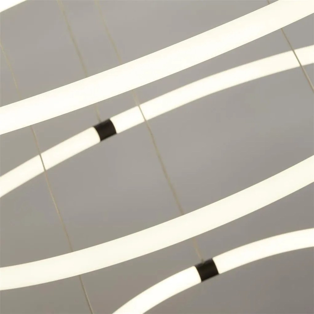 Pendul, Lustra suspendata cu 3 inele, design modern LED, Revolve