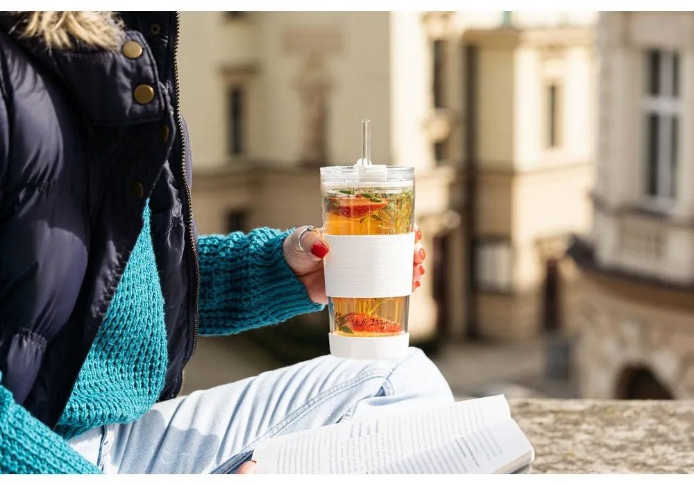 Cană termos albă 600 ml Fuori – Vialli Design