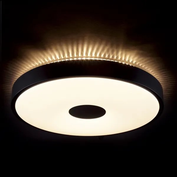 Brilliant - Plafonieră LED TAVIS LED/24W/230V Ø 44,5 cm neagră