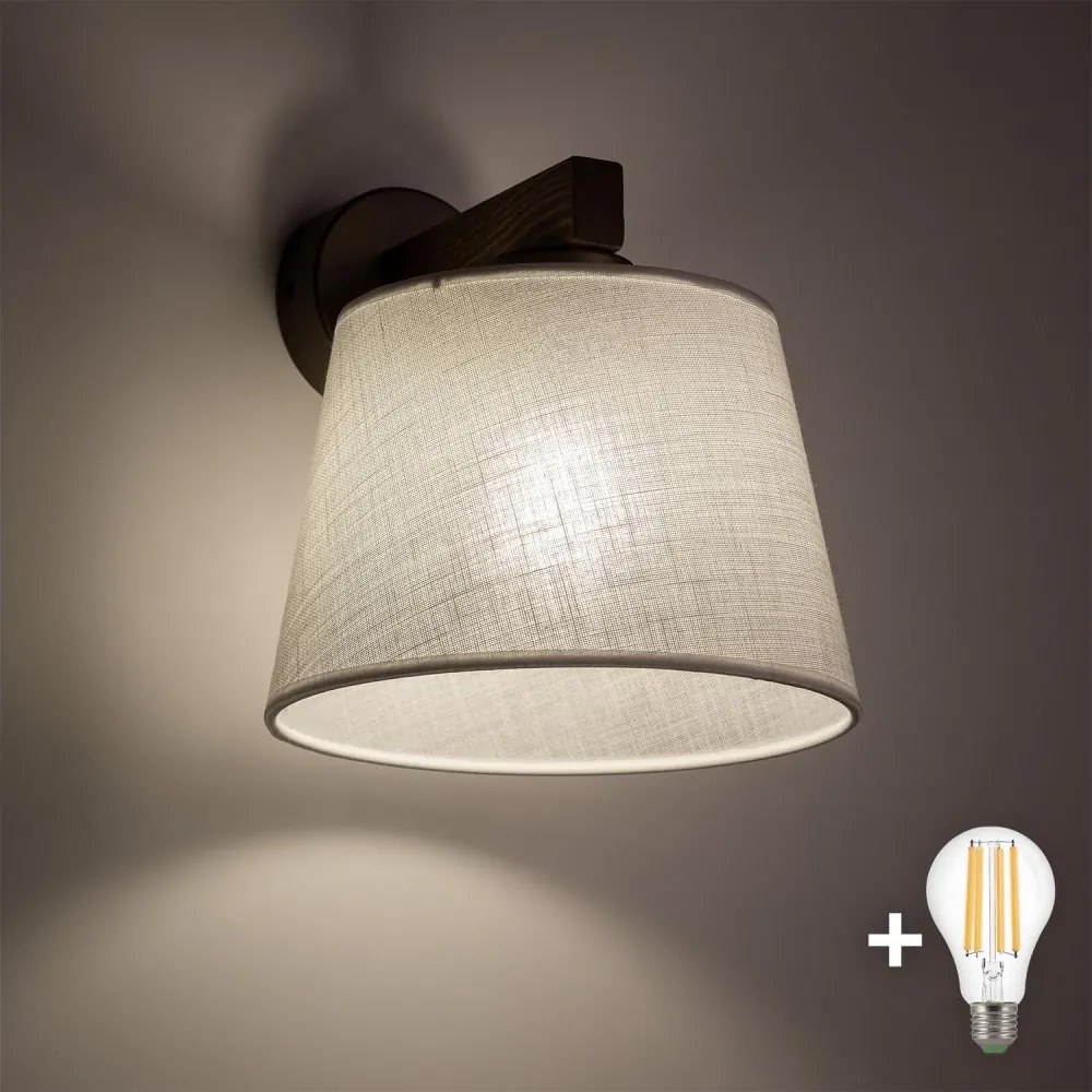 BRILAGI - LED Lampă de perete LATTE 1xE27/15W/230V pin/alb