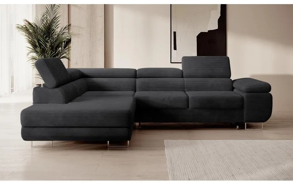 Colțar Stiletto (S) (negru + argintiu). 1099688