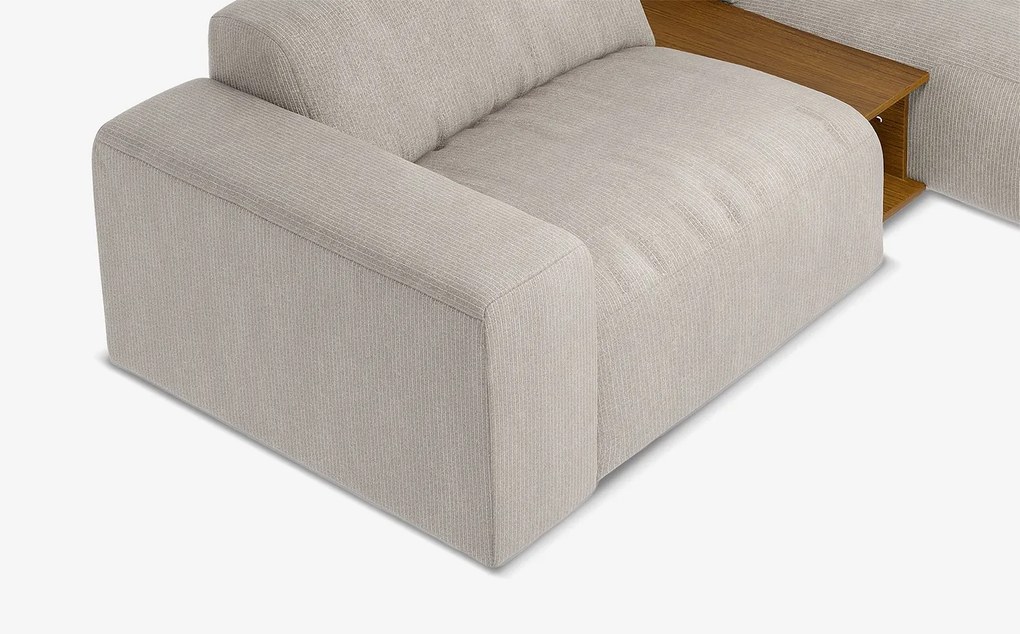 Canapea lemn masiv Tommy, 293 × 69 × 107 cm