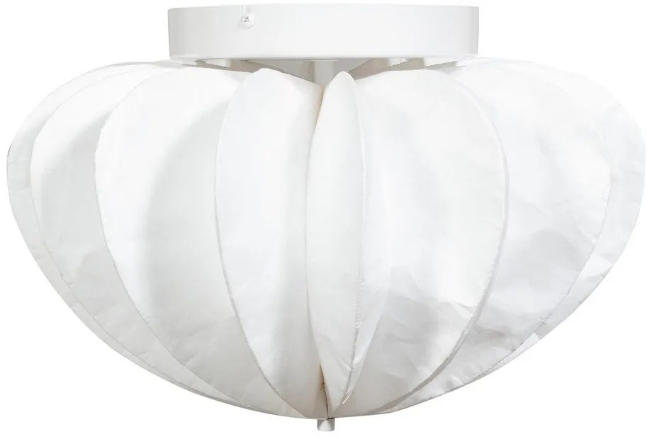 Plafonieră albă cu abajur din hârtie ø 40 cm Dalia – WOOOD