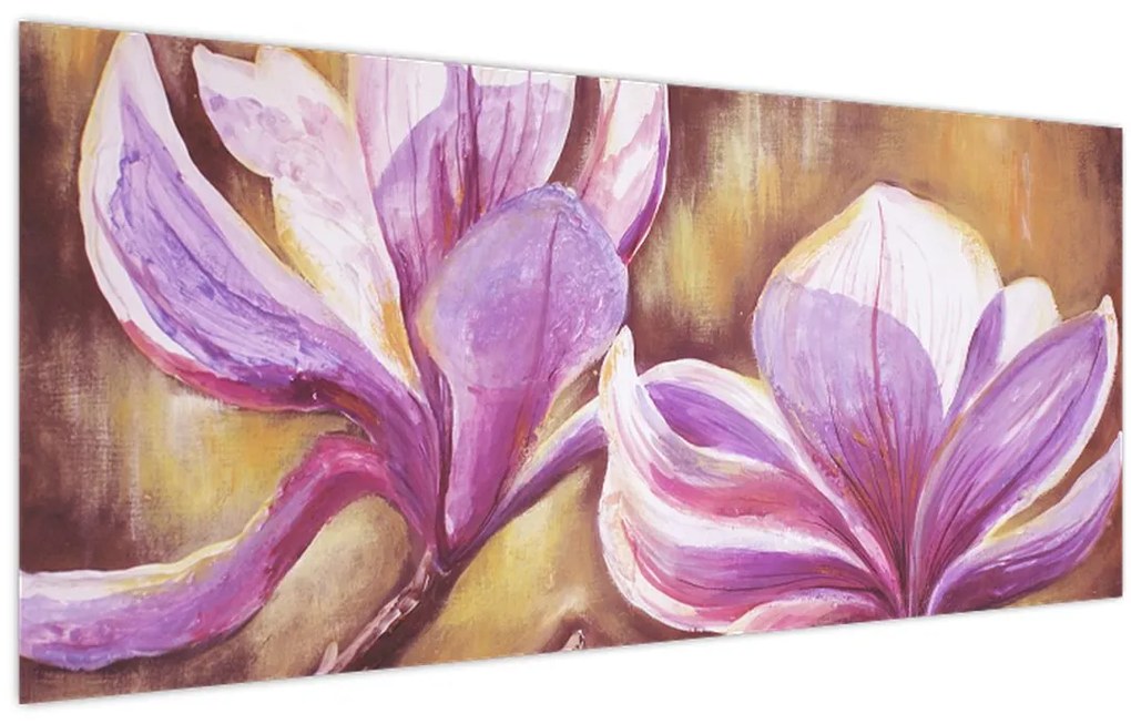Tablou - Flori de magnolie (120x50 cm)