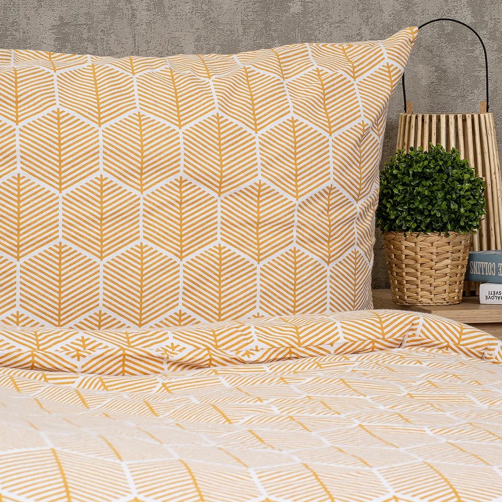 Lenjerie de pat bumbac flanel 4Home Honey, 160 x 200cm, 70 x 80 cm, 160 x 200 cm, 70 x 80 cm