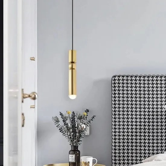 Lustra led pendul, Lalo1, Gold