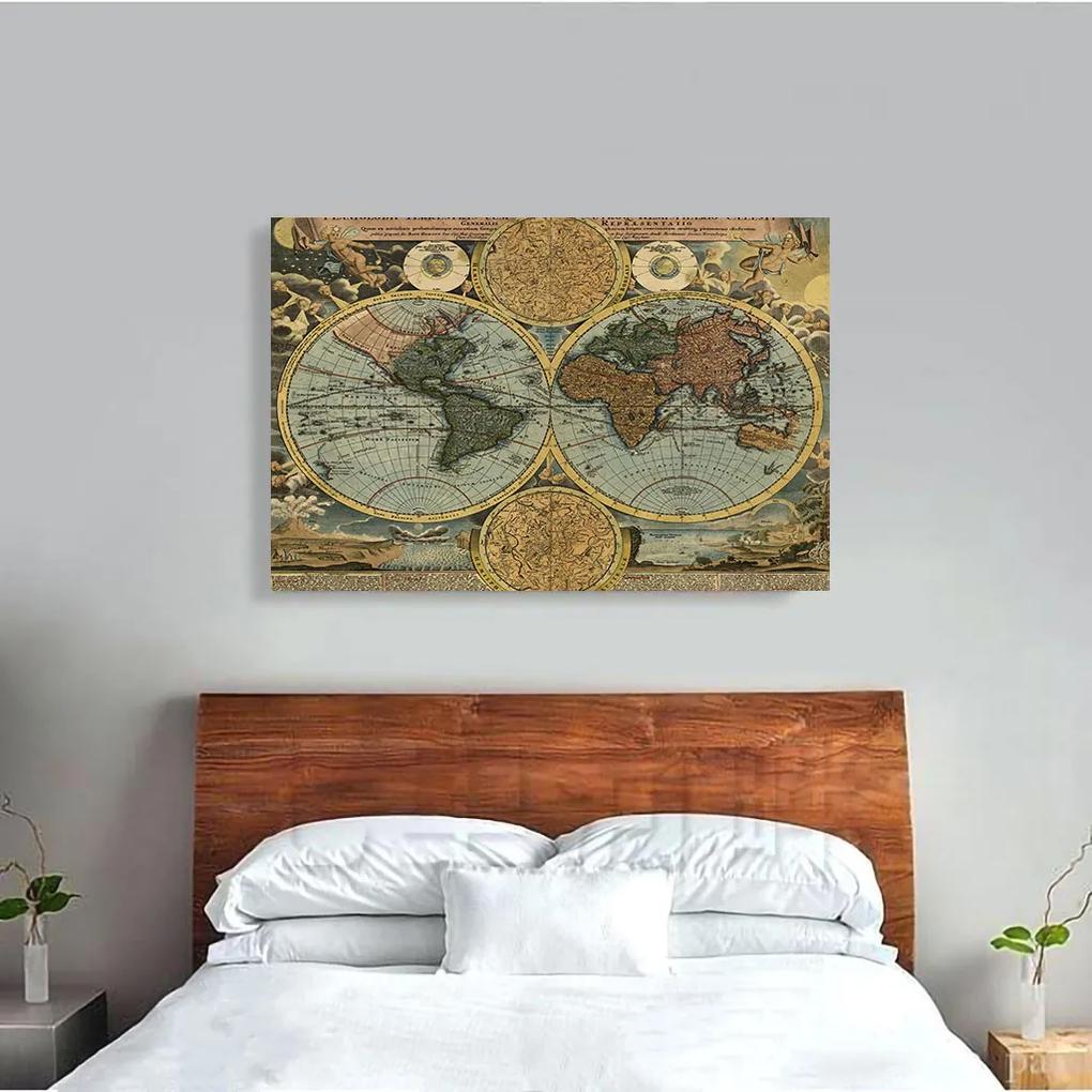 Tablou Canvas - Vintage Map 1716 60 x 95 cm