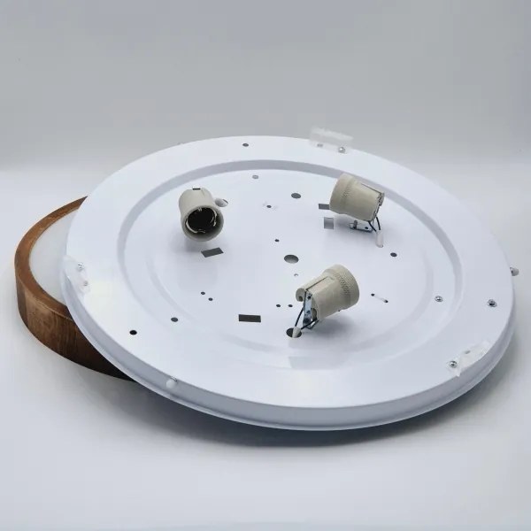 Plafonieră LED Brilagi CARVALHO SLIM 3xE27/60W/230V stejar cireș d. 47 cm