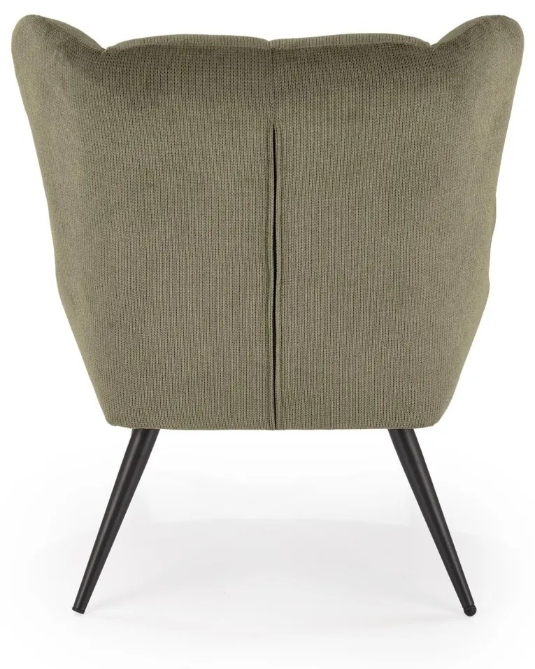 Fotoliu Byron stofa olive H92 cm