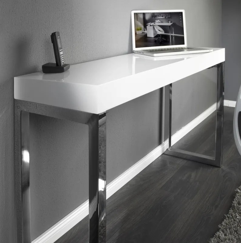 Birou elegant White Desk 120x40cm