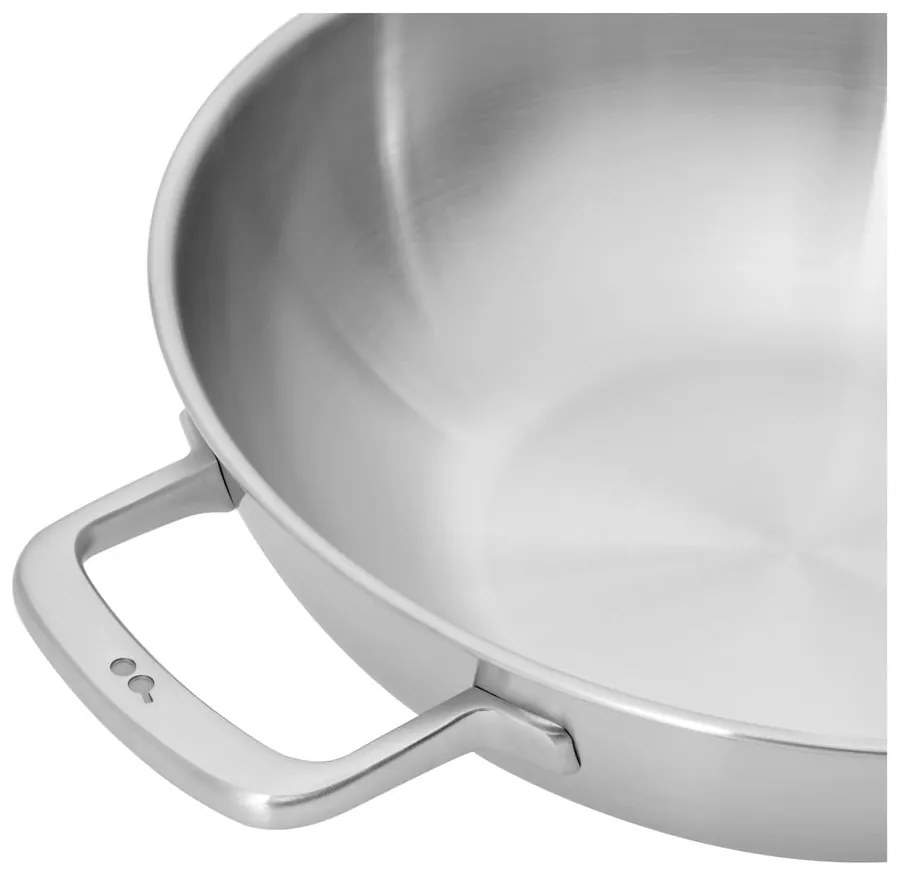 Tigaie tip wok cu capac din oțel inoxidabil ø 30 cm Lucca 3.0 – FABINI