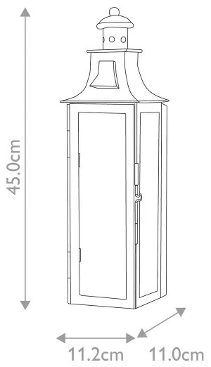 Aplică de exterior Elstead STOW STOW 1xE14/60W/230V IP44