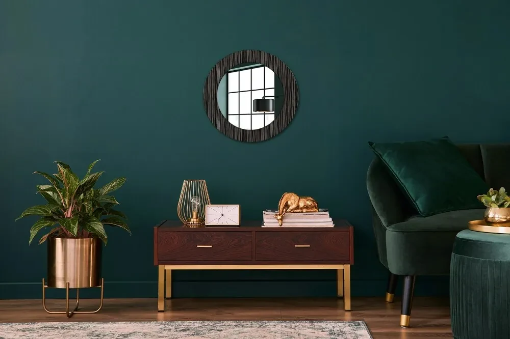 Decoratiuni perete cu oglinda Rezumat metalic