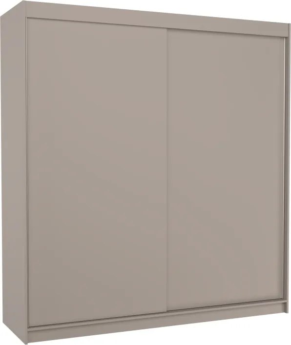 Dulap cu uși glisante TERECIA – cu oglindă – 200x58x215 cm – Cașmir