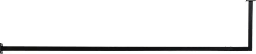 Stand umerase haine, Homs, 80x40 cm negru