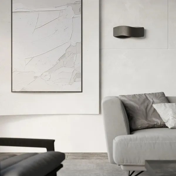 Aplică TILA 2xG9/40W/230V 40 cm neagră Sollux SL.1020