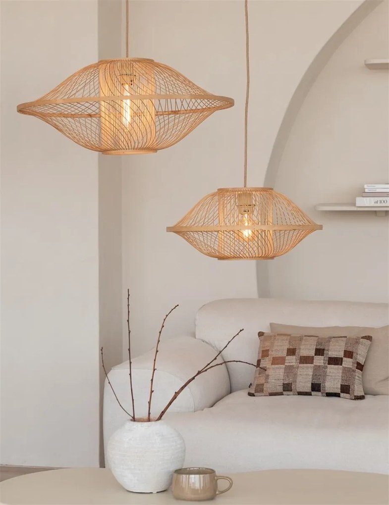 Lustra/Pendul Eco, Bambus, Maui natural, L